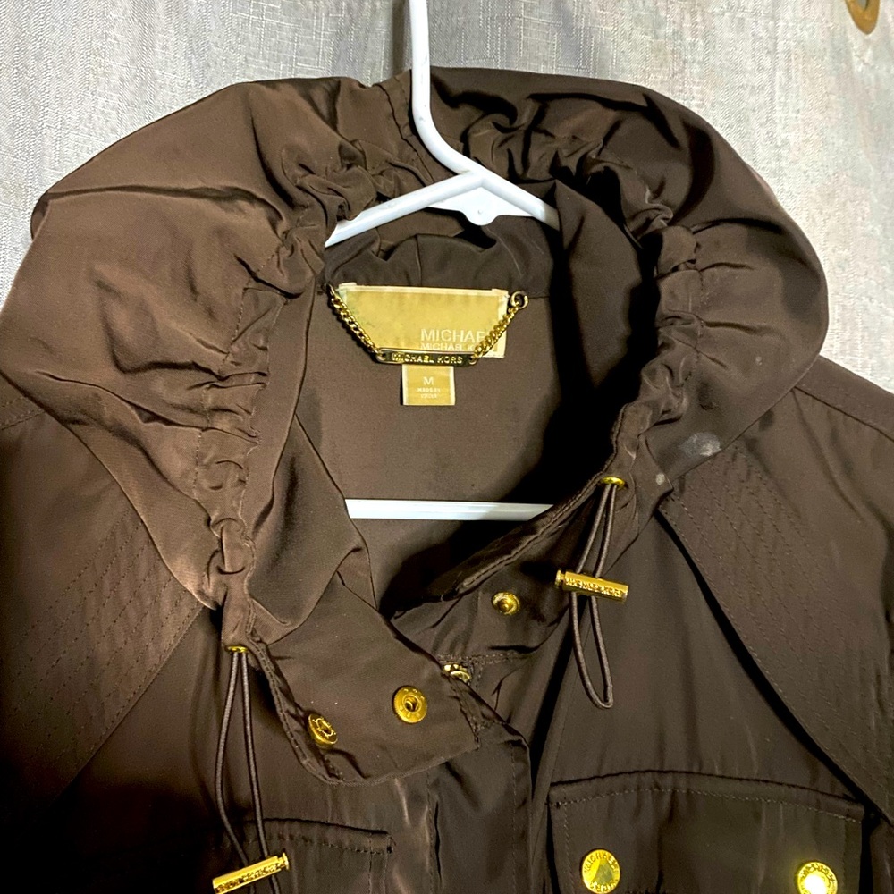 MICHAEL KORS ZIPPER FRONT JACKET